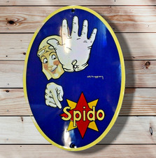 Emailliertes Schild SPIDO