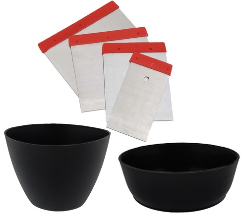 Gipsbecher spachtel set - gipsbecher,