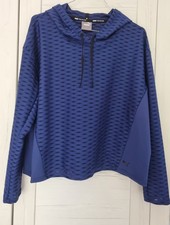 Puma Damen Kapuzenpullover Hoodie- Logo - Gr. M/L  blau-Sportlich