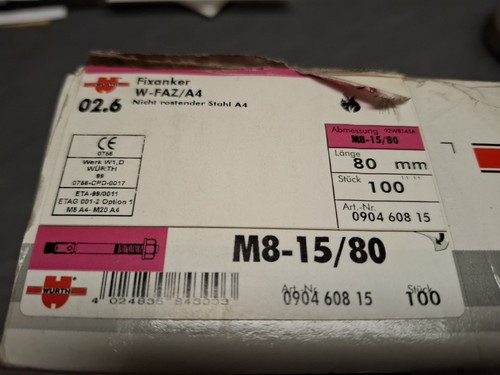 Würth fixanker faz a4 - würth,
