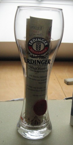 Erdinger jubiläumsglas - erdinger,