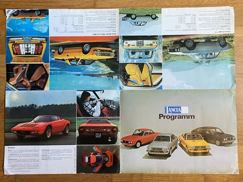 Lancia prospekt poster - lancia,