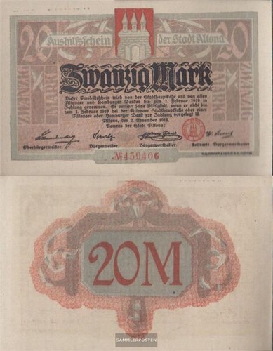 Altona notgeld der stadt - altona,