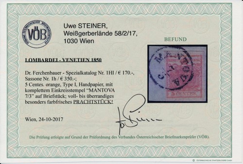 Lombardei venetien 1850 - lombardei-venetien, 5c