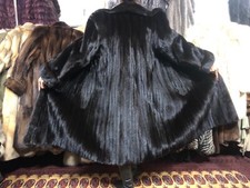 Nerzmantel Nerz Pelz Pelzmantel REAL Fur Mink Coat Pelliccia Visone Norka 38-42