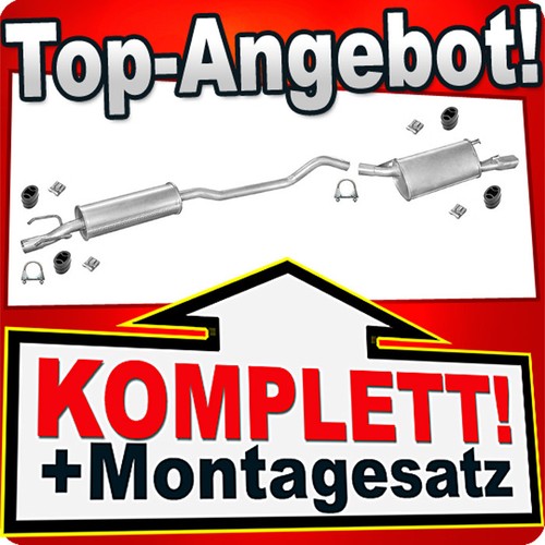 Auspuff für opel - auspuff, corsa