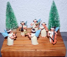 6 alte Engel Erzgebirgische