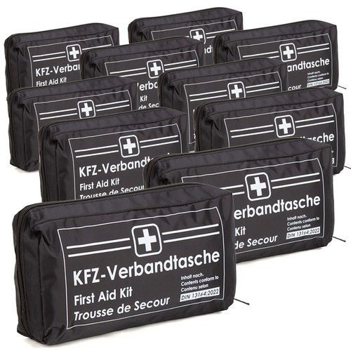 10x auto pkw - pkw, verbandtasche