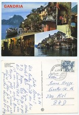 20919 - Gandria - Lago di Lugano - Ansichtskarte, gelaufen 7.4.1986