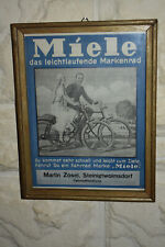 Altes Reklameschild Miele Markenrad,30er Jahre,Oldtimer Fahrrad,Retro