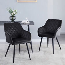 Paar Samt-Esszimmerstühle