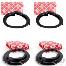 4x FEBI GUMMI UNTERLAGE FEDERN