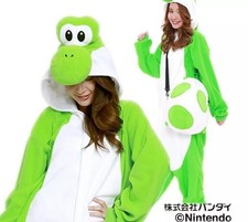 Karneval 2025: Junge SAZAC Fleece-Kostüm Super Mario Yoshi Kigurumi Cosplay