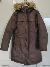 THE NORTH FACE Damen Wintermantel Funktionsparka L Hyvent Daune braun