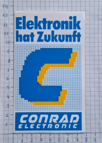 Aufkleber sticker conrad - sticker, "conrad