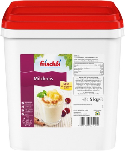 Frischli milchreis wie - milchreis,