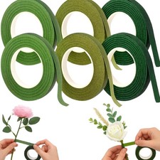 6 Rollen Floristenband Grün