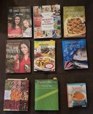 Kochbücher Set, Thailand, Indisch, Mediterran, Zuckerfrei, Schnelle Küche