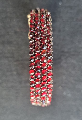 Antik granat armband tombak - antik,