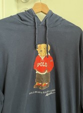 Ralph Lauren Polo Bear Sommer Hoodie Navy Gr. L