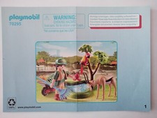 Playmobil Bauanleitung 70295 Zoo Set A6 , 4 Seiten
