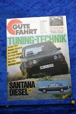 Gute Fahrt 7/82 VW Tuning Sorgler Dennert Abt Oettinger Willibald Golf Käfer