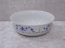 DDR Ilmenau Porzellan Servierschüssel Indisch Blau Strohblume Echt Kobalt