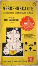 Verkehrsplan Karl-Marx-Stadt
