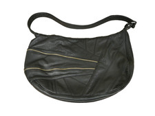 Kaviar Gauche Damen Leder Handtasche in Schwarz Echtleder Neuwertig  ( S 8777 )