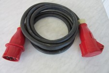 CEE Starkstromkabel H07RN-F  32A 5x6mm²  Verlängerung IP44 ca. 4,1m lang