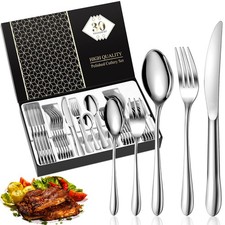 Luxus Edelstahl Besteckset 30