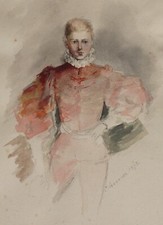 Knabe in historischem Kostüm