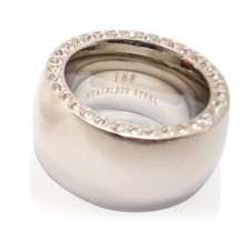 Edelstahlring damen mit - edelstahlring,