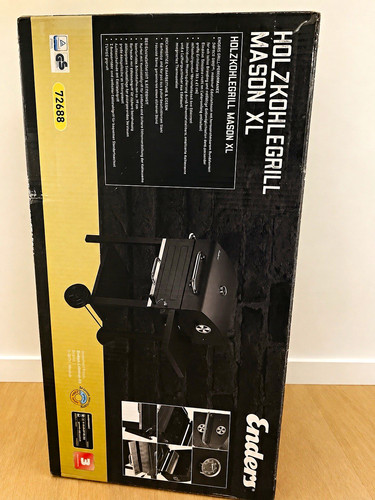 Enders mason holzkohlegrill - enders, xl