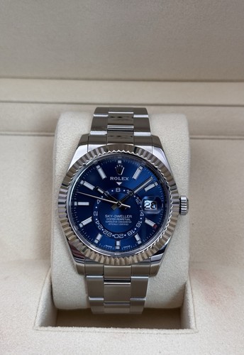 Rolex sky dweller 326934 blue - rolex,