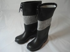 Filzstiefel Winterstiefel Gummistiefel Stiefel Höhe 40 cm Schwarz Gr.40-46