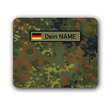 Mousepad flecktarn mit - mousepad, bw