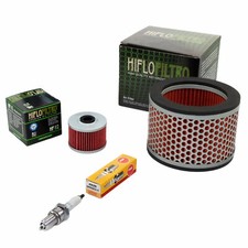 Wartungspaket für Honda NX 650 Dominator 1990-2000 Luftfilter+Ölfilter+Zündkerze