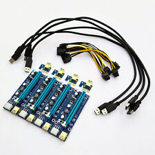 4x Stück PCIe Riser x1-x16