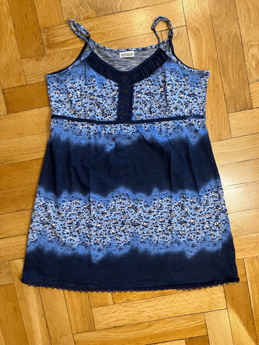 Bluse tunika kleid blau - blau, street