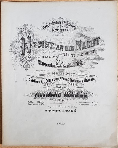 Ferdinand möhring hymne an - mÖhring:,