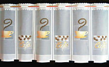  Kaffee Scheibengardine Küche Cafe Gardine Küchengardine Bistrogardine Bohne Neu