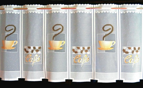 Kaffee scheibengardine küche - ,