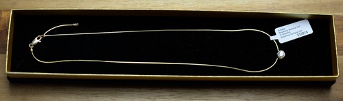 Tchibo goldene halskette - halskette, mit