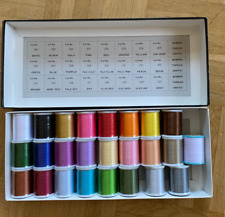 24 x Sickgarn x 1 Bobbin, Set von Janome 200m Stickmaschine