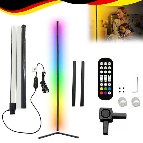 Led stehleuchte rgb farbig - stehleuchte,