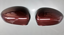 Orig FIAT 500 Abarth Außenspiegelkappe Gehäuse Rechts & Links SET Bordeaux Met.