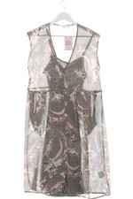 RABENS SALONER Sommerkleid Damen Kleid Gr. DE 34 khaki-pink-wollweiß Casual-Look