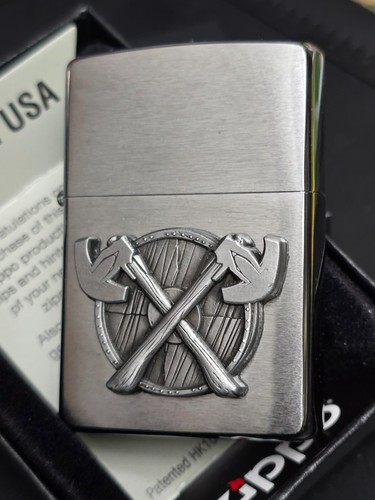 Zippo wikinger schild - schild,, Äxte
