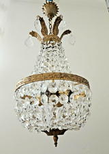 Antik Messing Bleikristall